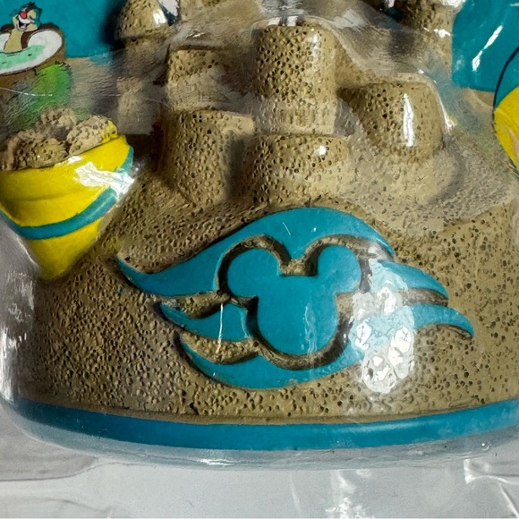 NWT. Disney Castaway Cay 2021 Sand Castle Ears Hat Ornament - Disney Cruise Line - Picture 11 of 11